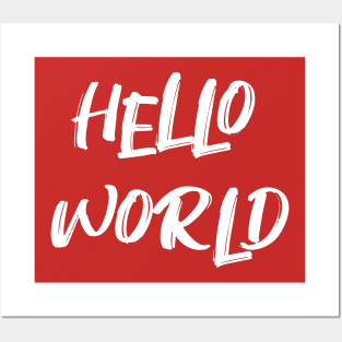 Hello World Posters and Art